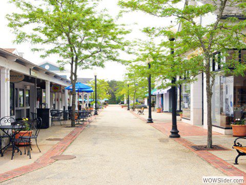 Outdoor Shopping Center At Mashpee
