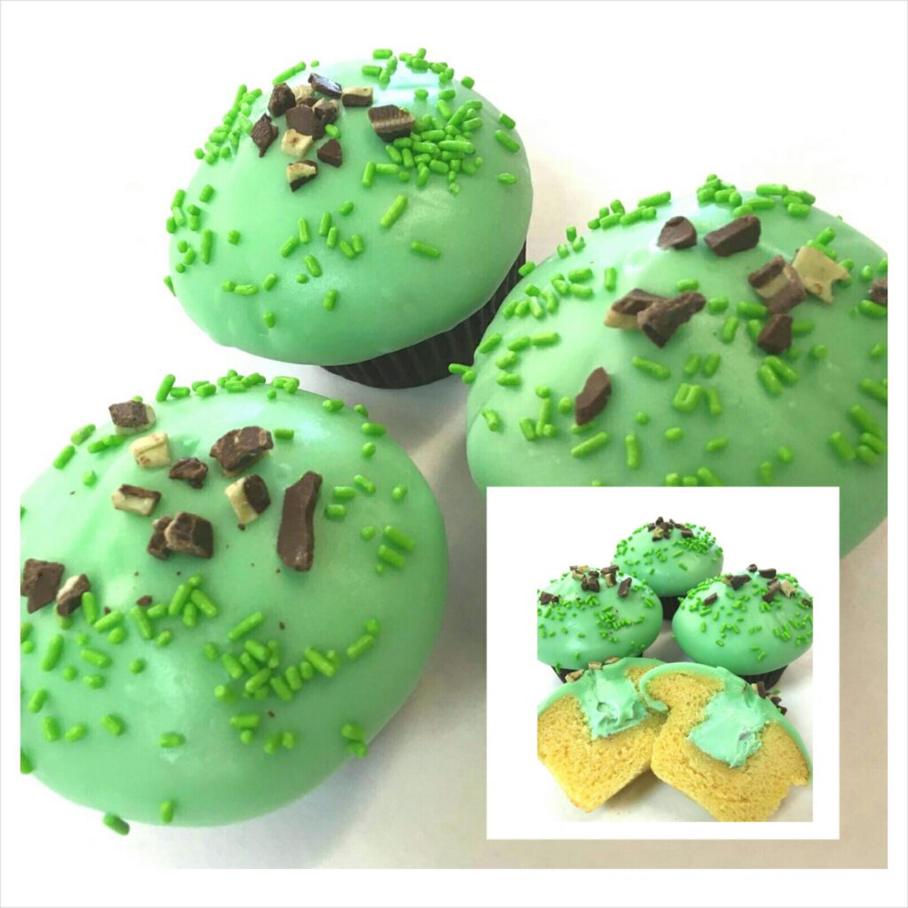 Shamrock Shake Cupcake