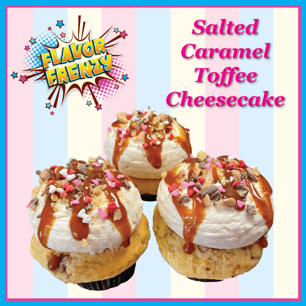 Salted Caramel Toffee Cheesecake