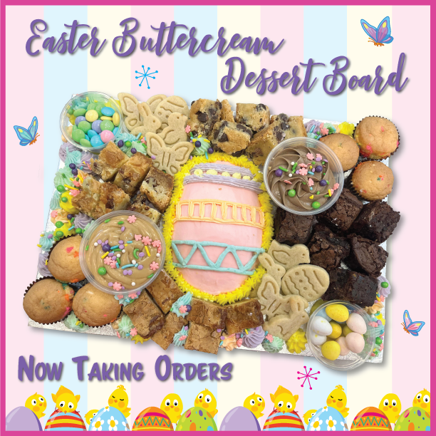 Easter Buttercream Dessert Board