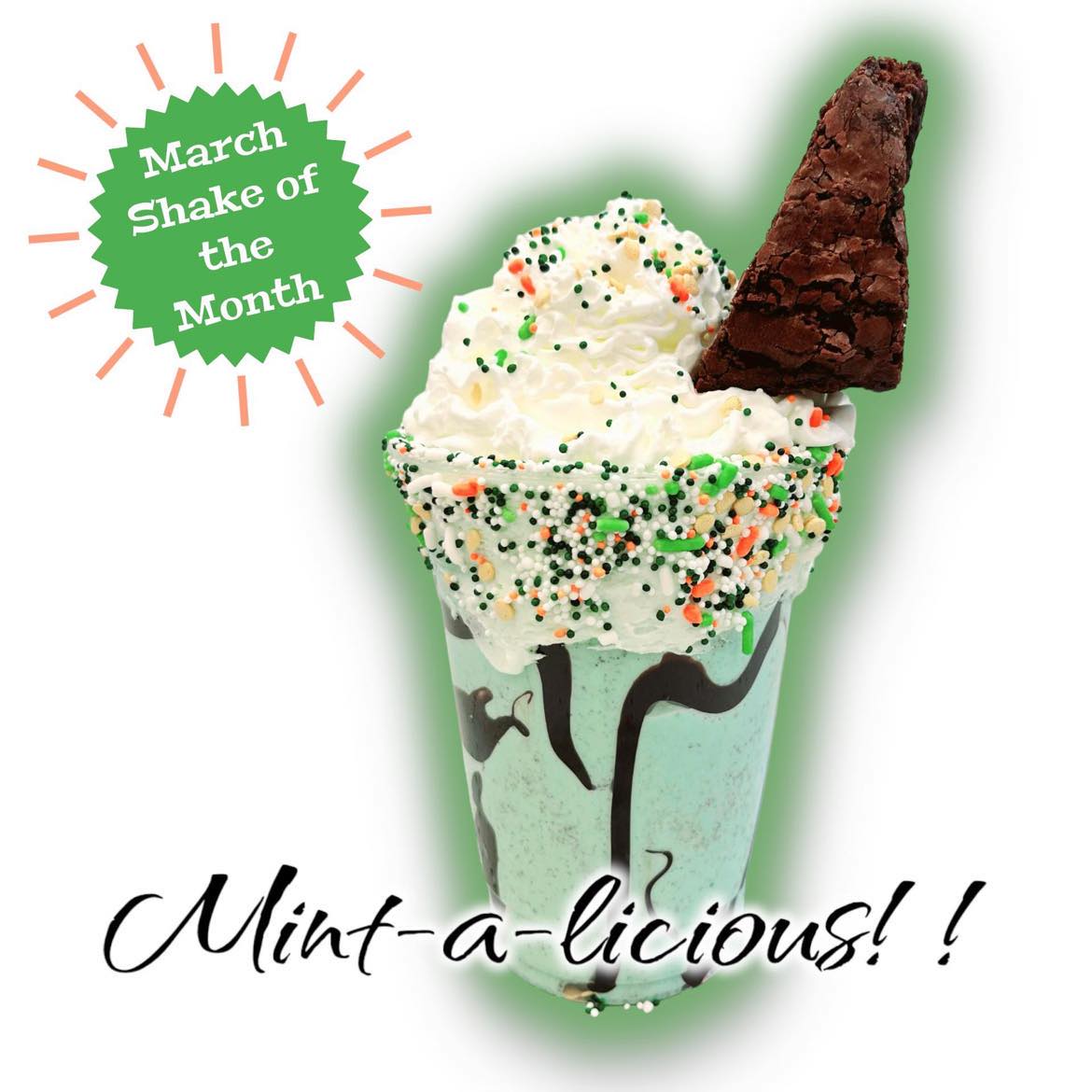Mint-a-licious Shake of the Month!