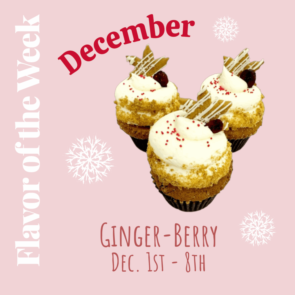 Ginger-Berry Cupcake