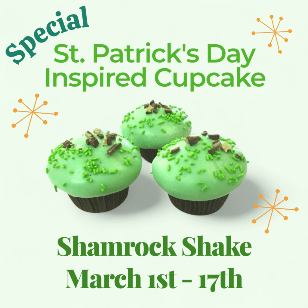 Shamrock Shake Cupcake