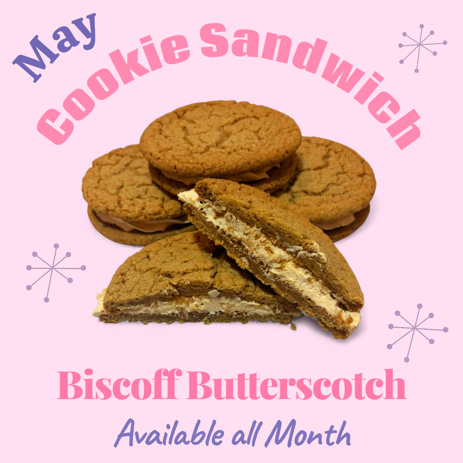 Biscoff Butterscotch Cookie Sandie