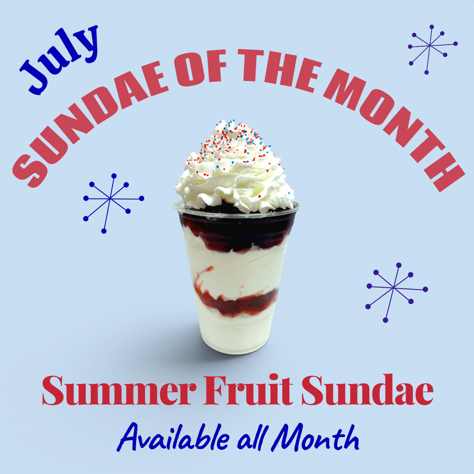 Summer Fruit Sundae of the Month