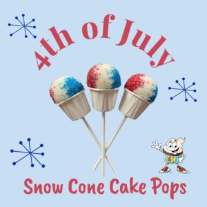 Snow Cone Cake Pops