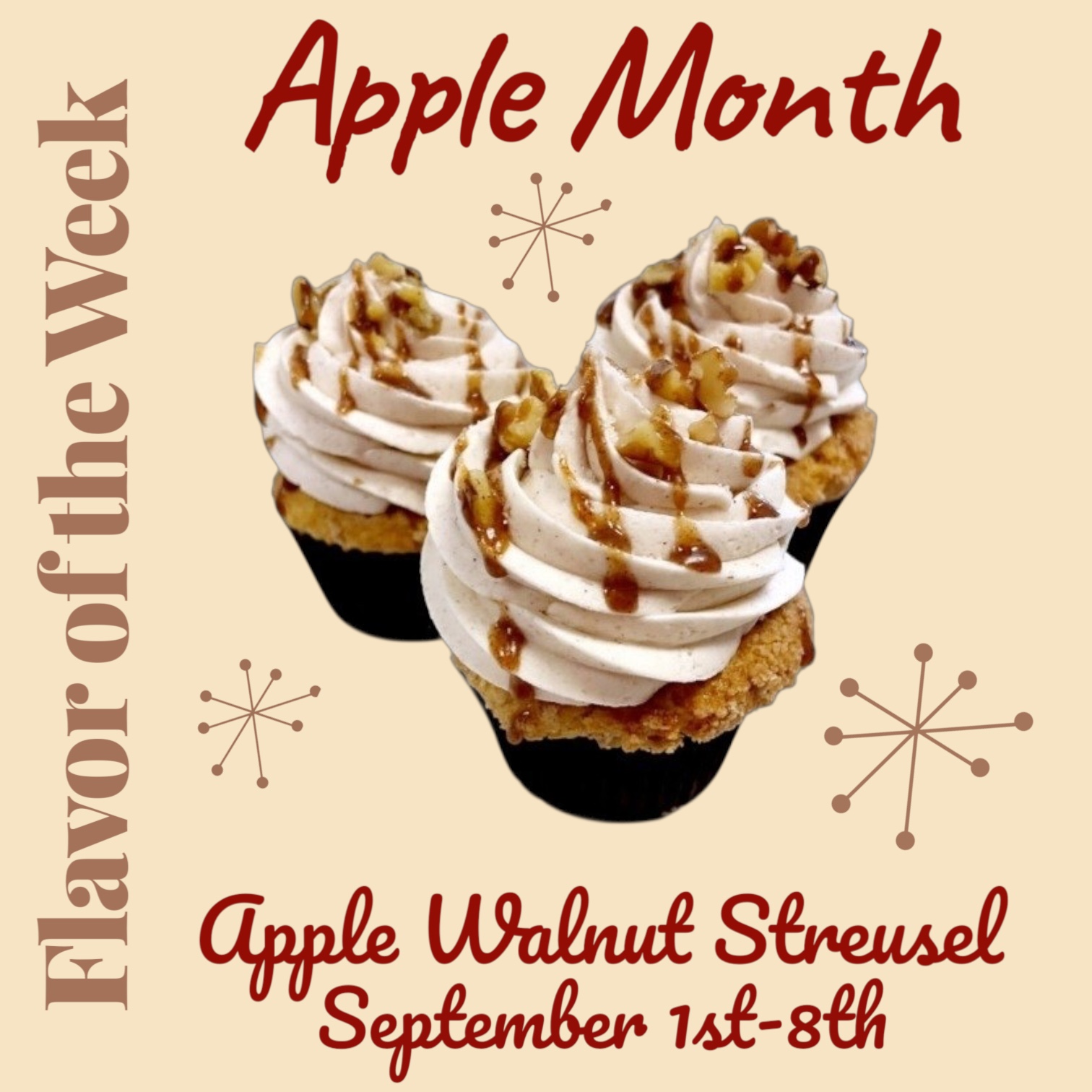 Apple Walnut Streusel FOW