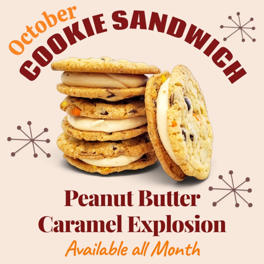 PB Caramel Explosion Cookie Sandie