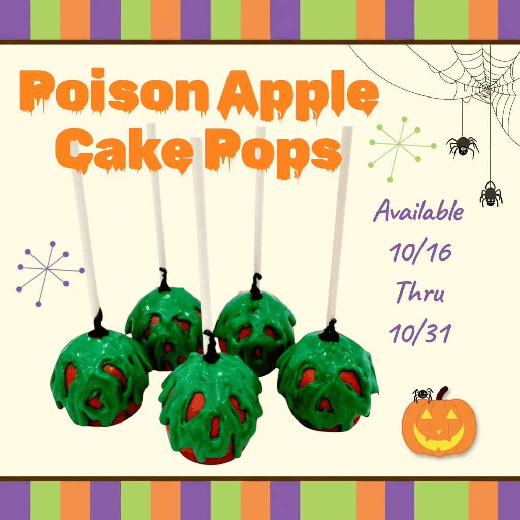 Poison Apple Cake Pops